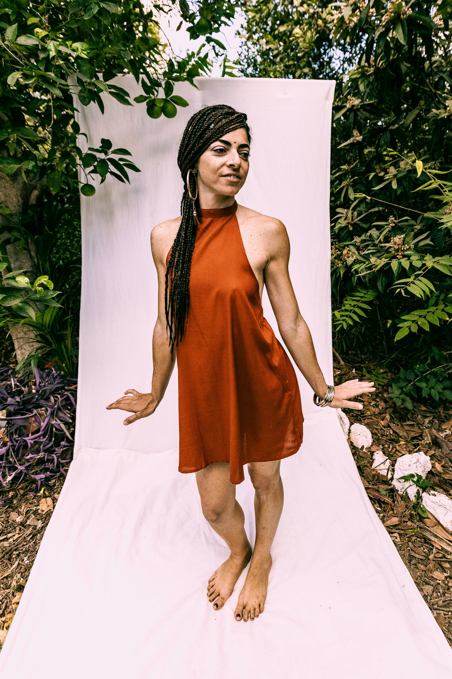 GAYATRI Mini Dress in Cotone