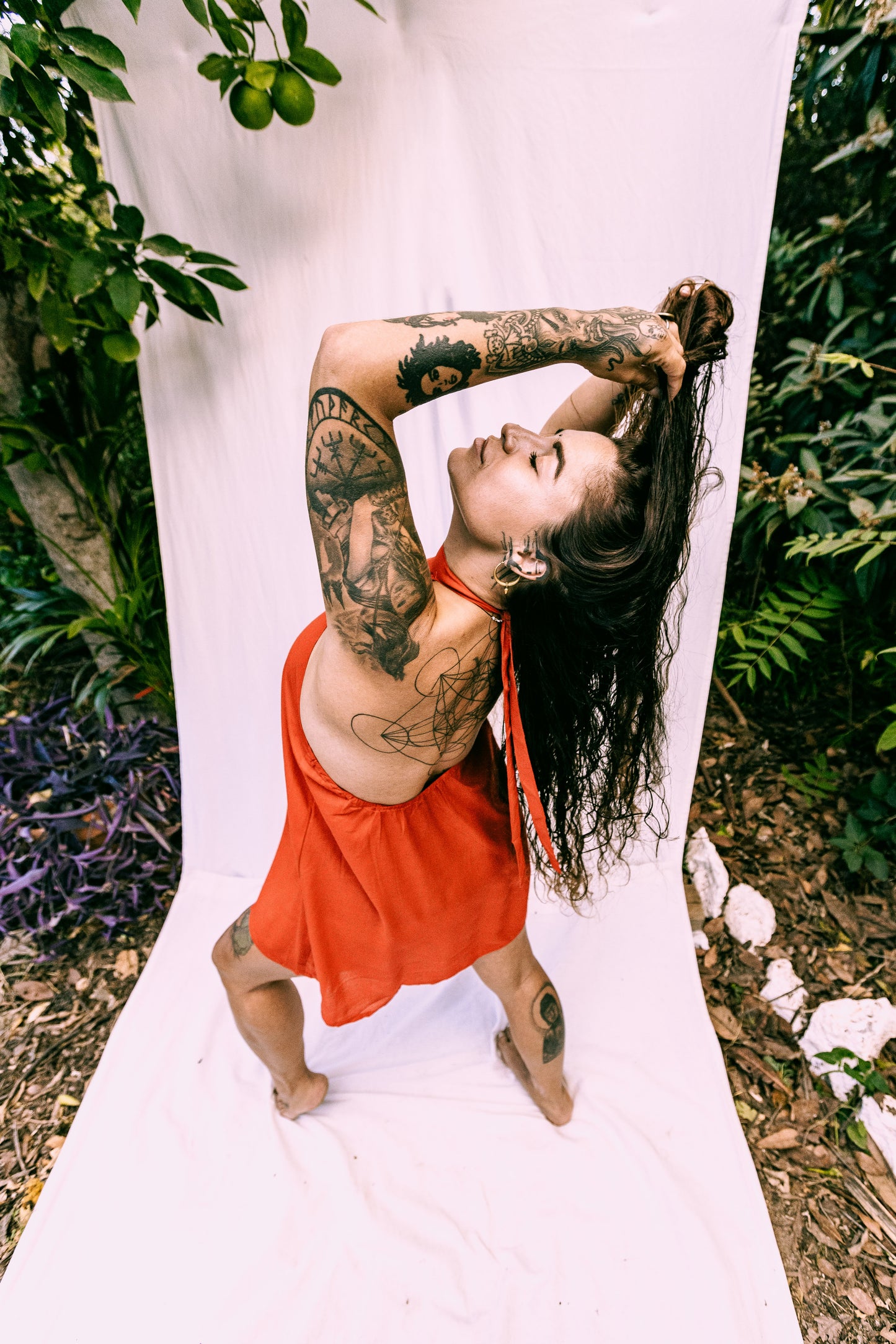 GAYATRI Mini Dress in Cotone