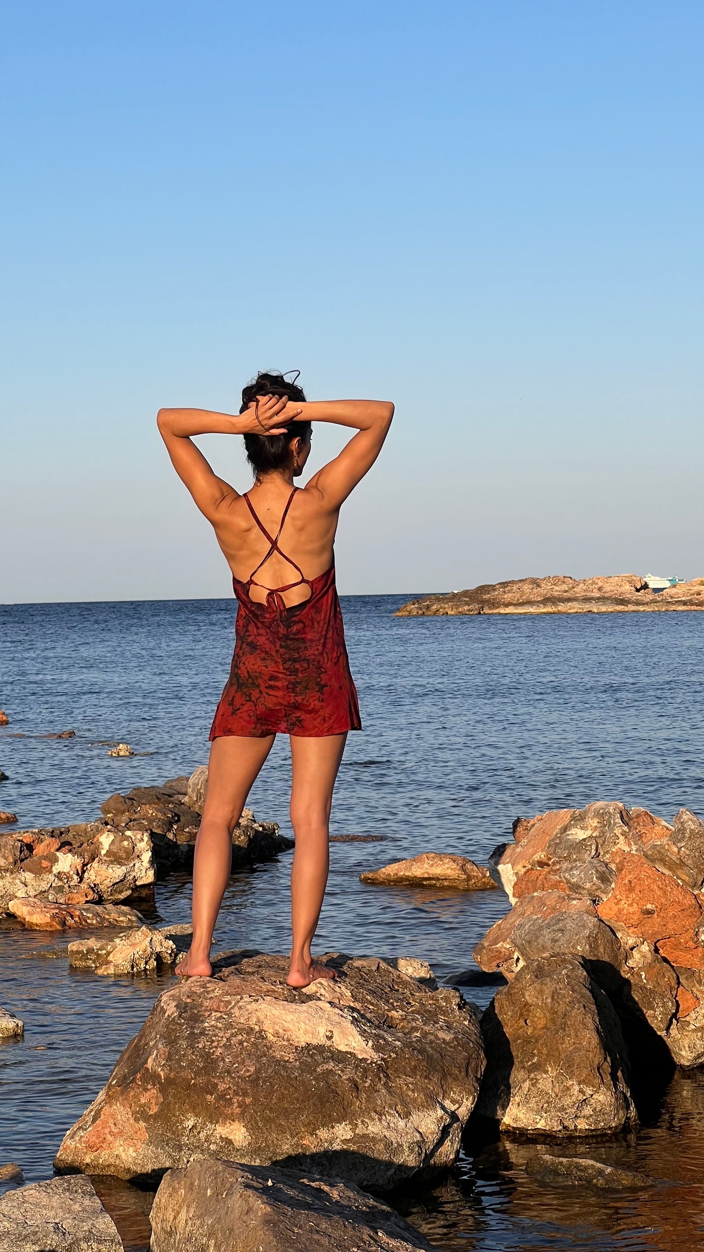 Ruby Mini Silk Dress