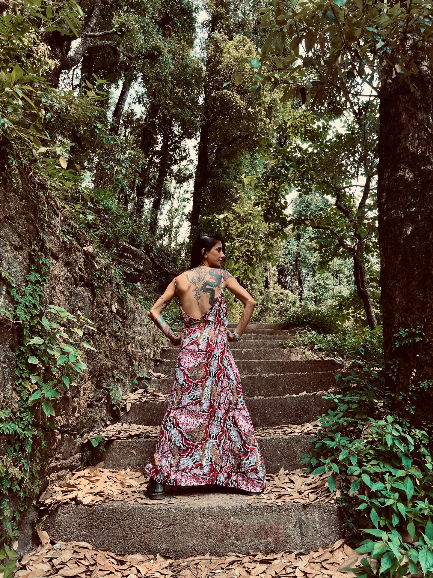 JUNGLE LONG DRESS