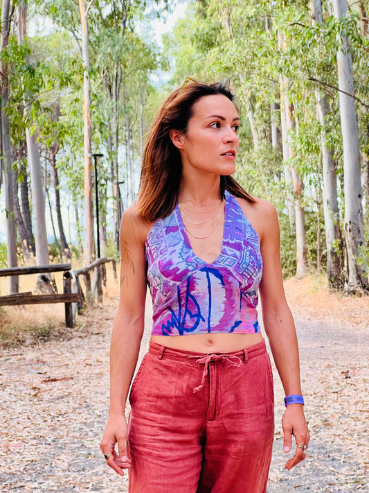 CHOLI SILK TOP